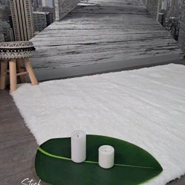 Alfombras Pluma Lavables 100%