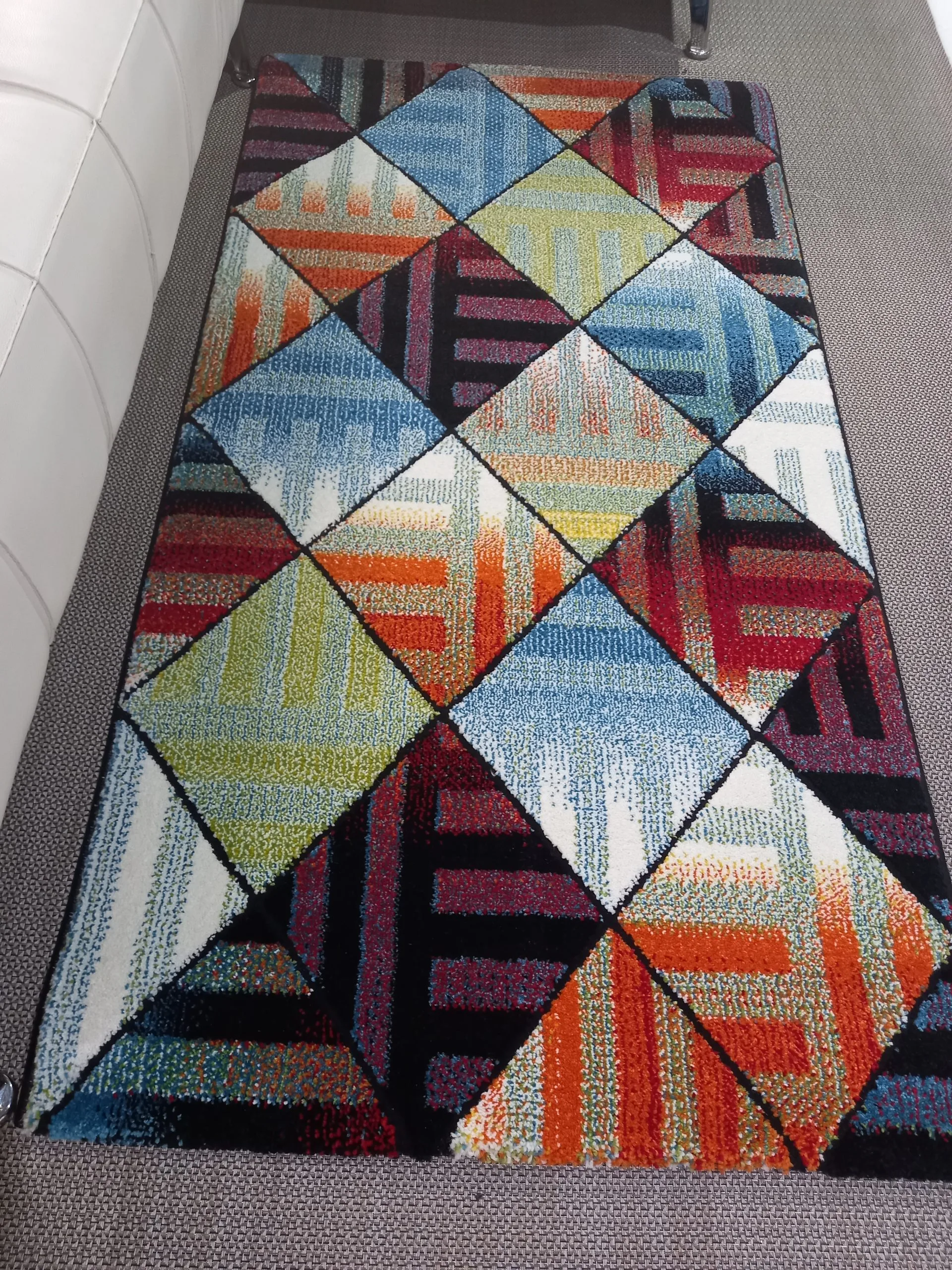 Alfombra rombos 80x150 - Imagen 4