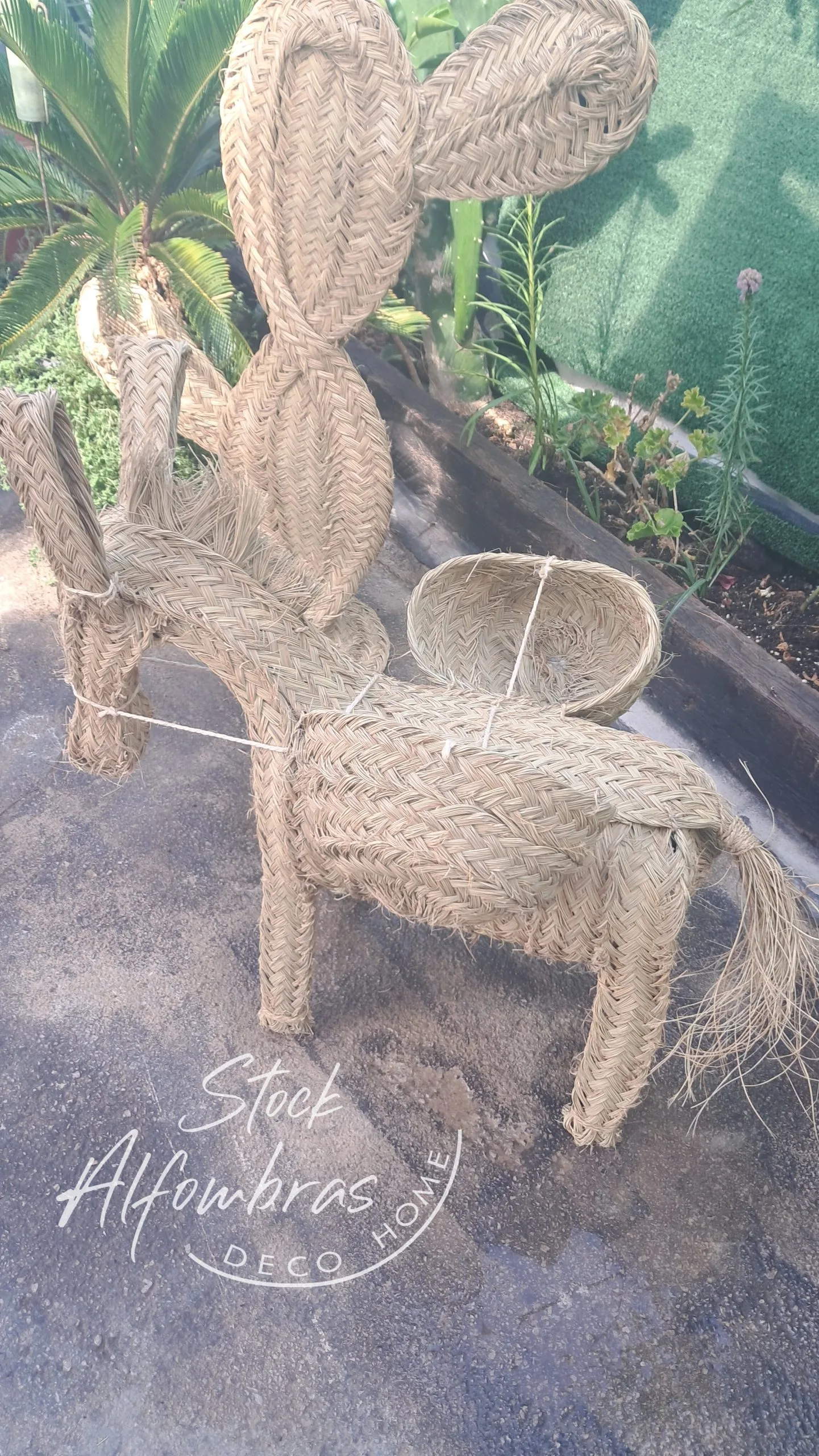 Figuras de burrito de esparto natural elaboración artesanal - Imagen 10