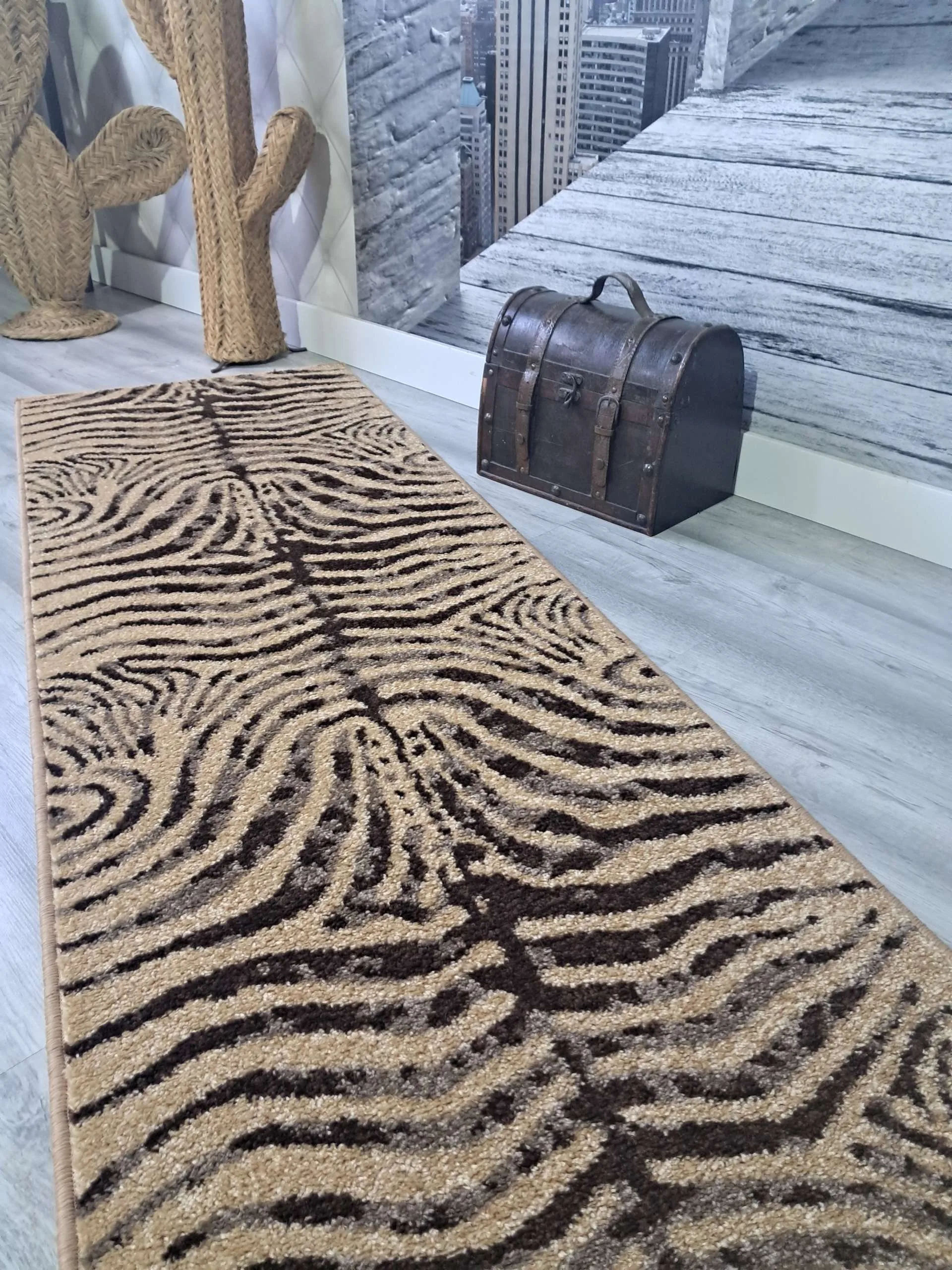 Pasillero Leopardo Marron ancho 0.67