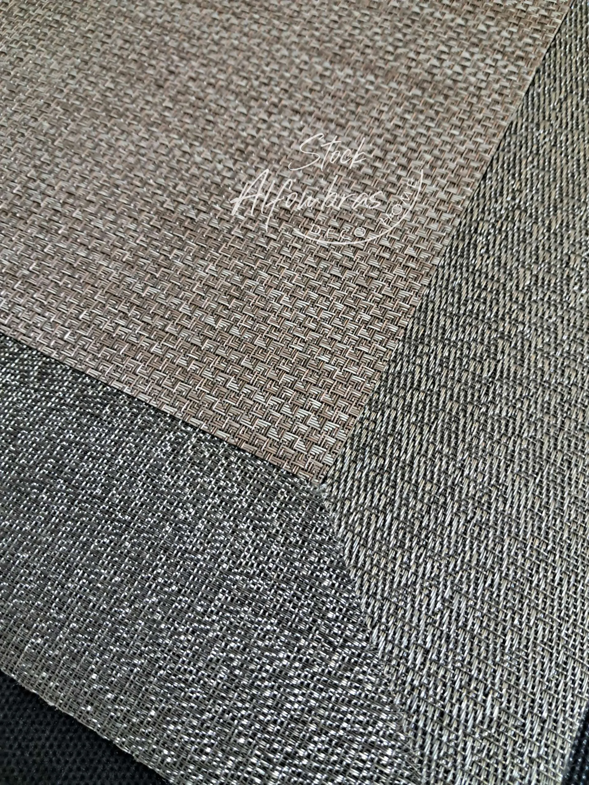 Vinilo Teplon premium  Lino cenefa Plata - Imagen 3
