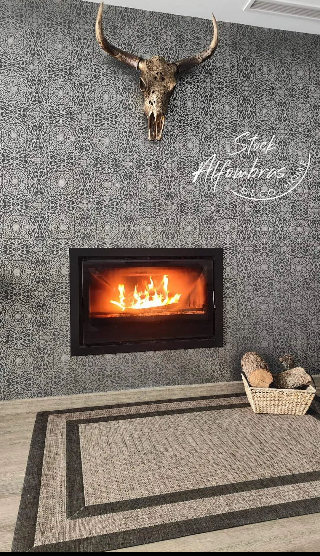 Vinilo  Diseño V35 Triple Cenefa Teplon premium