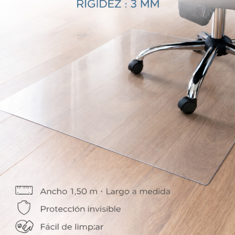 Protector de suelos transparente 3mm