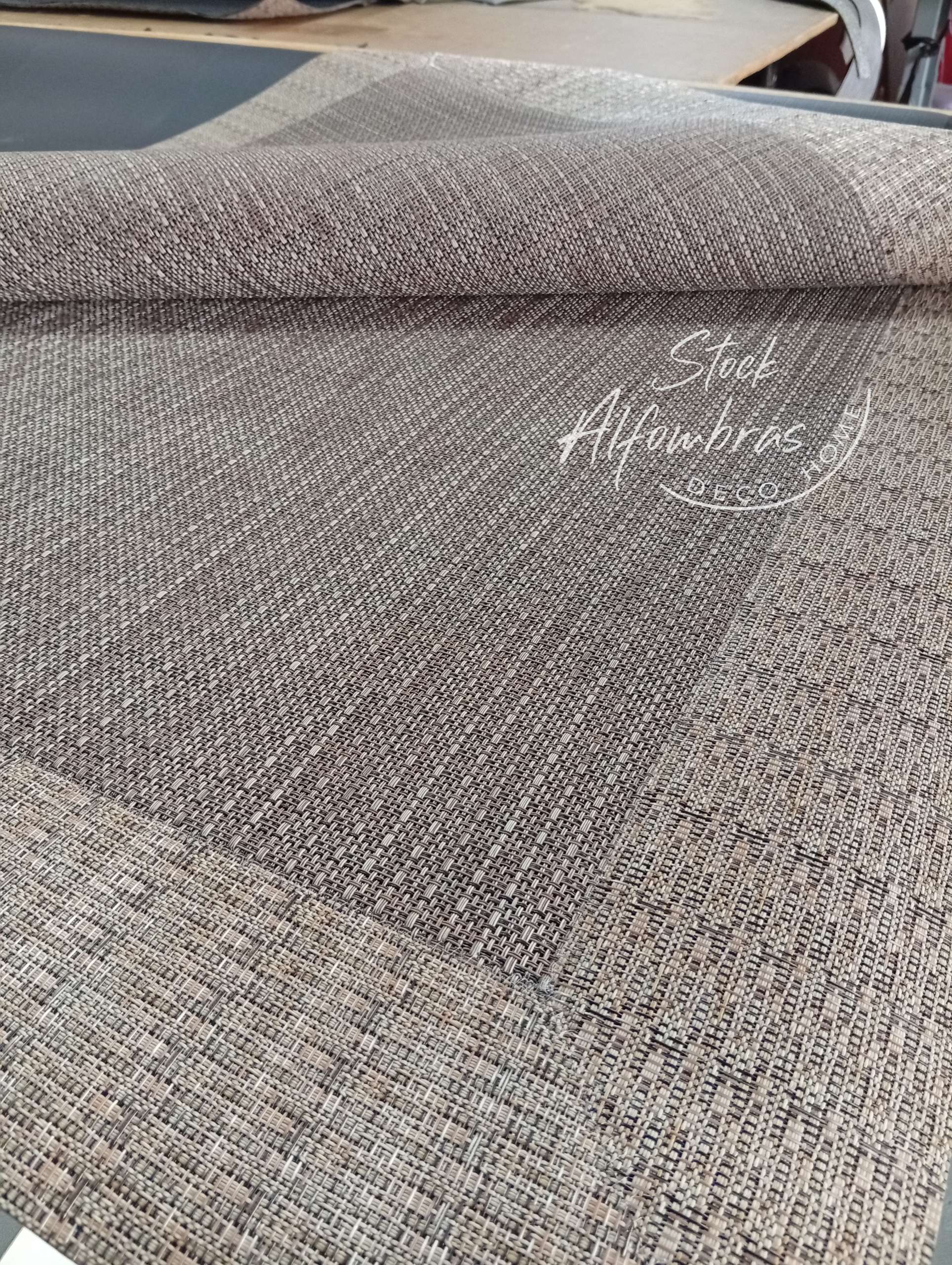 Alfombra 0.96 x2.30 vinilo Teplon saco mimbre