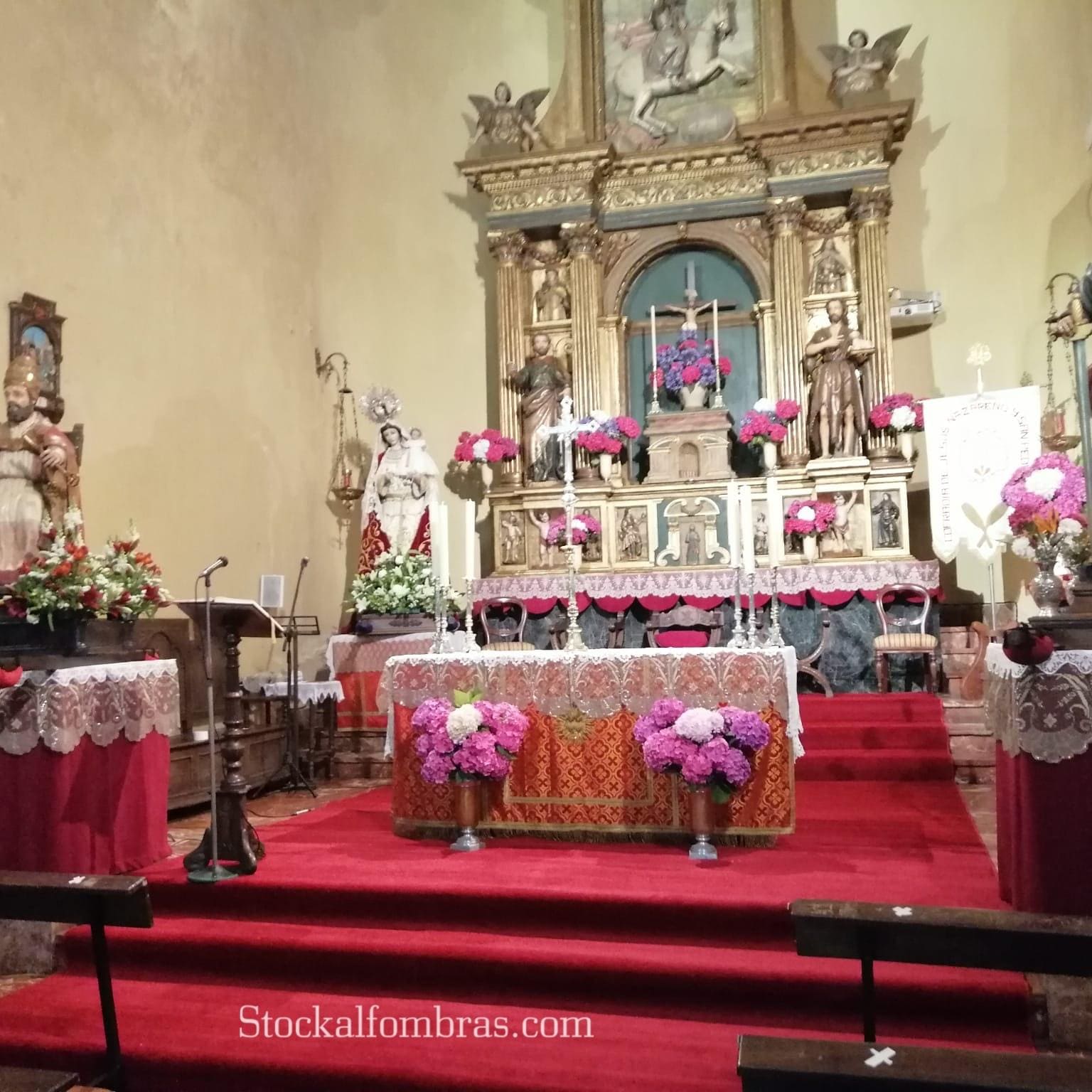 Alfombra o Pasillero Liso Rojo Ancho 67cm 105cm 140cm 210cm - Imagen 4