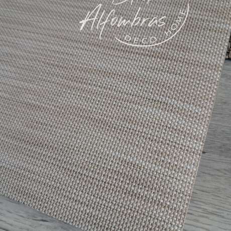 Alfombra 2.00 x 2.20 vinilo Teplon  jaspeado beige