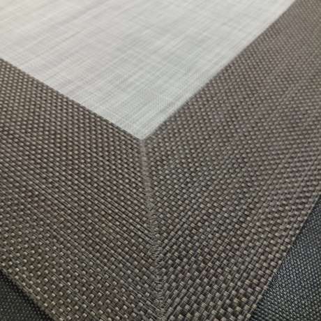 Vinilo Teplon premium Gris claro cenefa Bronce