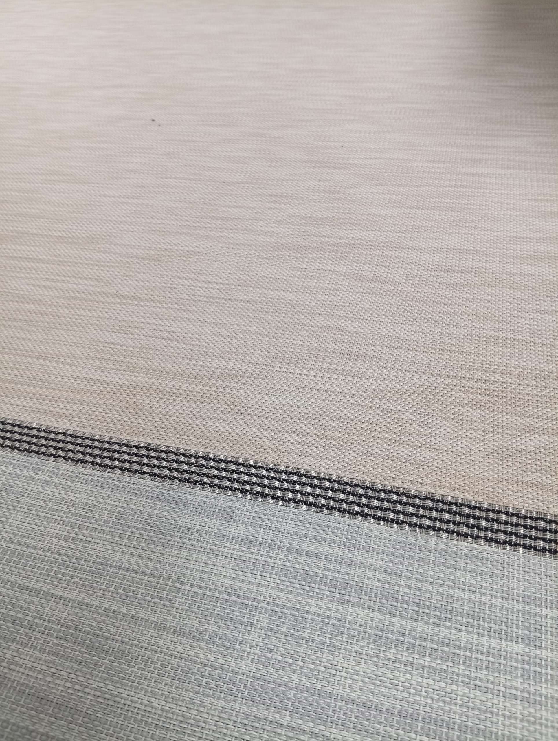 Vinilo Diseño V108 doble cenefa Jaspeado beige ,metálico ,gris - Imagen 2