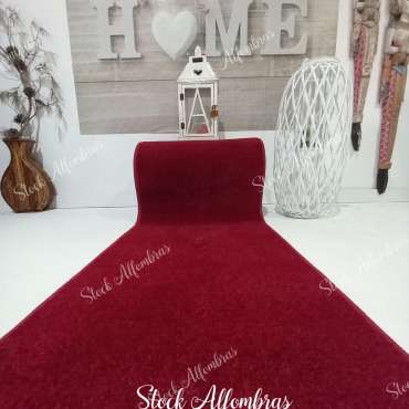 Alfombra roja lisa A MEDIDA