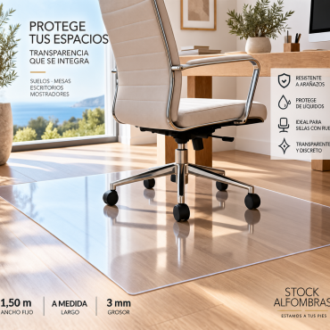 Protector de suelos transparente 3mm