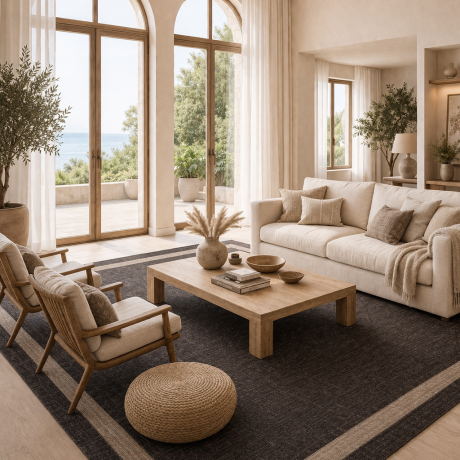 Alfombra Vinílica Teplón Premium a Medida | Dobles Cenefas – Fácil Limpieza V120