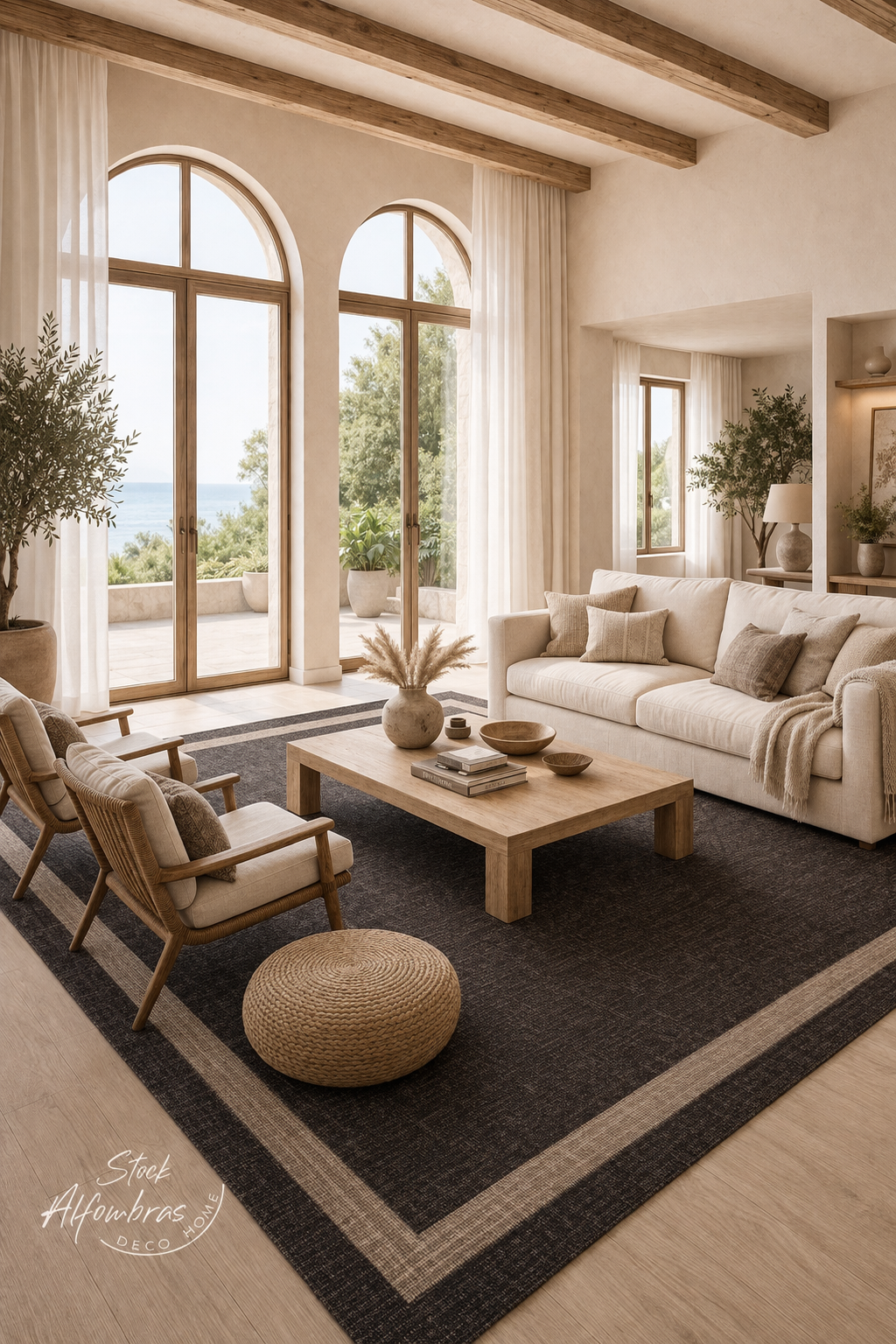 Alfombra Vinílica Teplón Premium a Medida | Dobles Cenefas – Fácil Limpieza V120