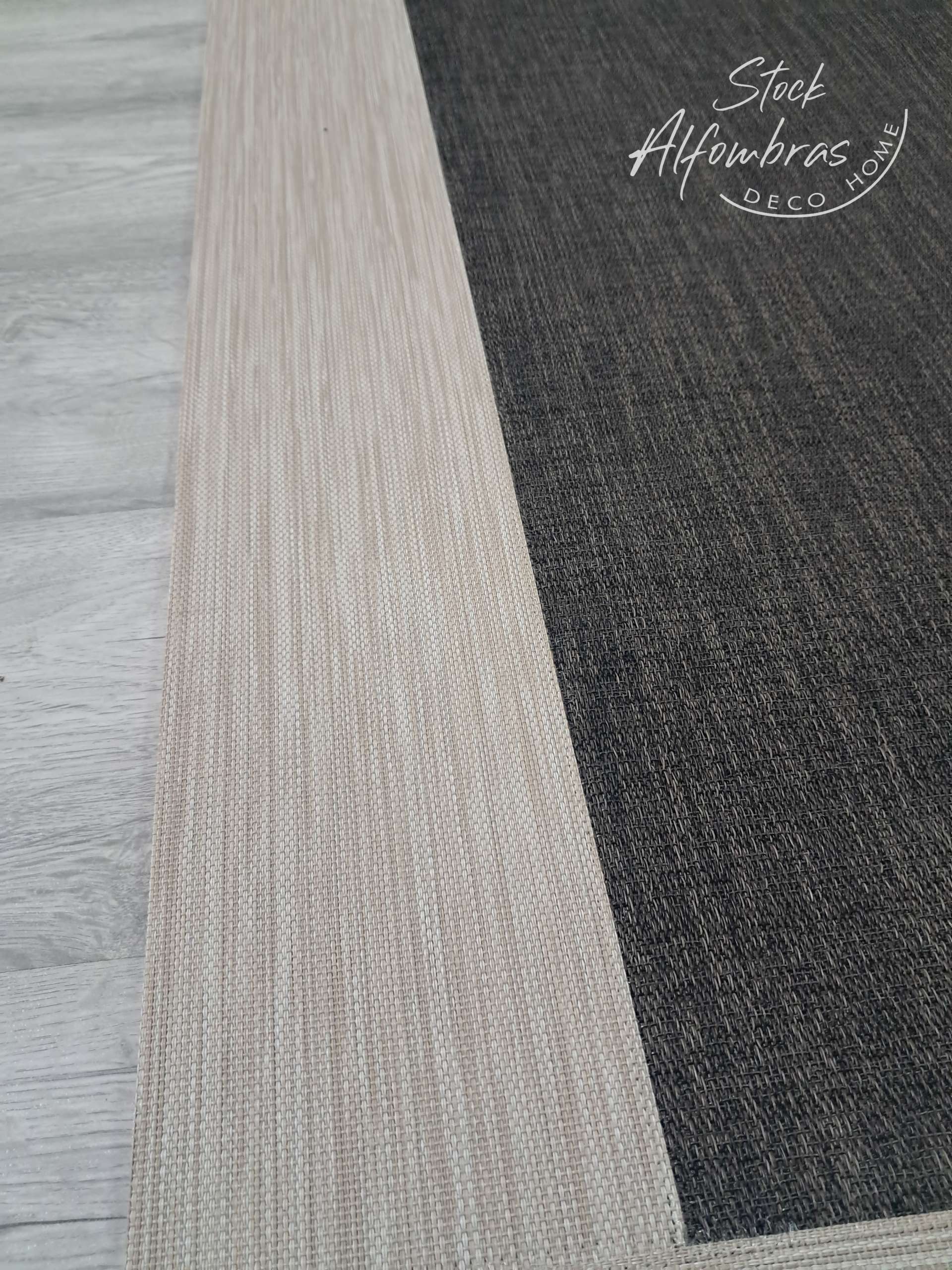 Alfombras estándar Vinílica Teplon Premium Una Cenefa– Ébano cenefa Jaspeado beige - Imagen 3