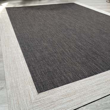 Alfombras estándar Vinílica Teplon Premium Una Cenefa– ebano  jaspeado beige