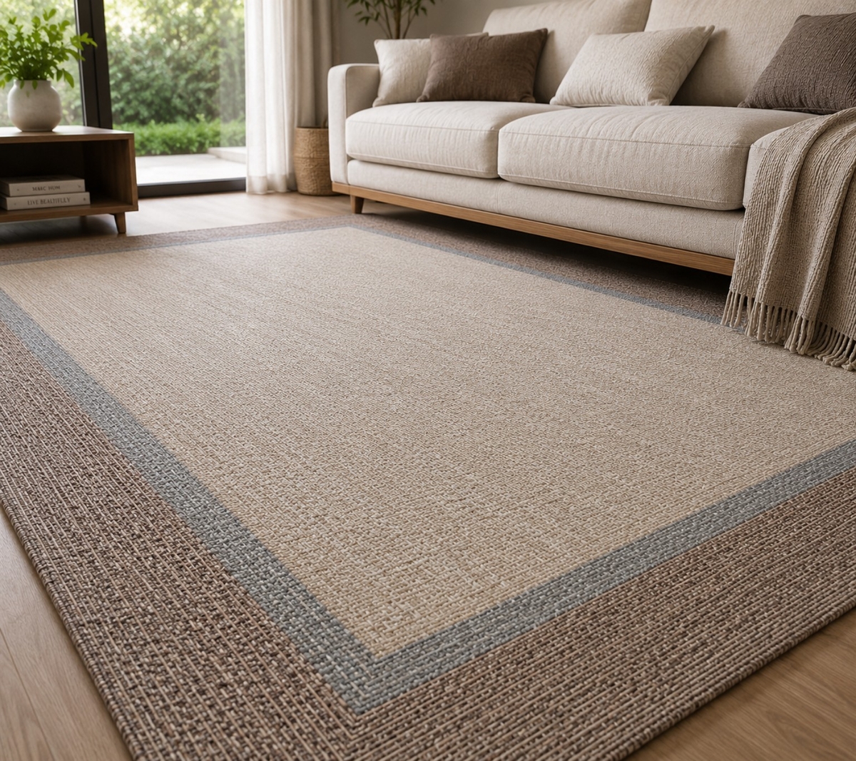 Alfombra Vinílica Teplón Premium a Medida | Dobles Cenefas – Fácil Limpieza V139 - Imagen 6